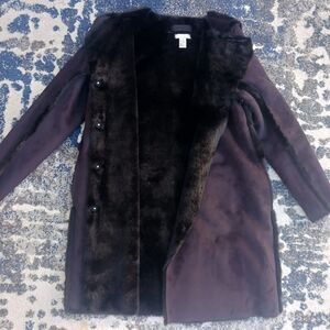 H&M black woman's coat